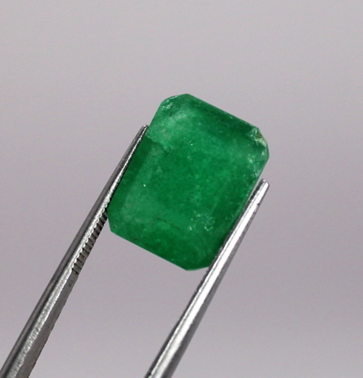 Emerald, Not Enhanced, Emerald Cut,  SI Clarity with Very Good Cut Grade