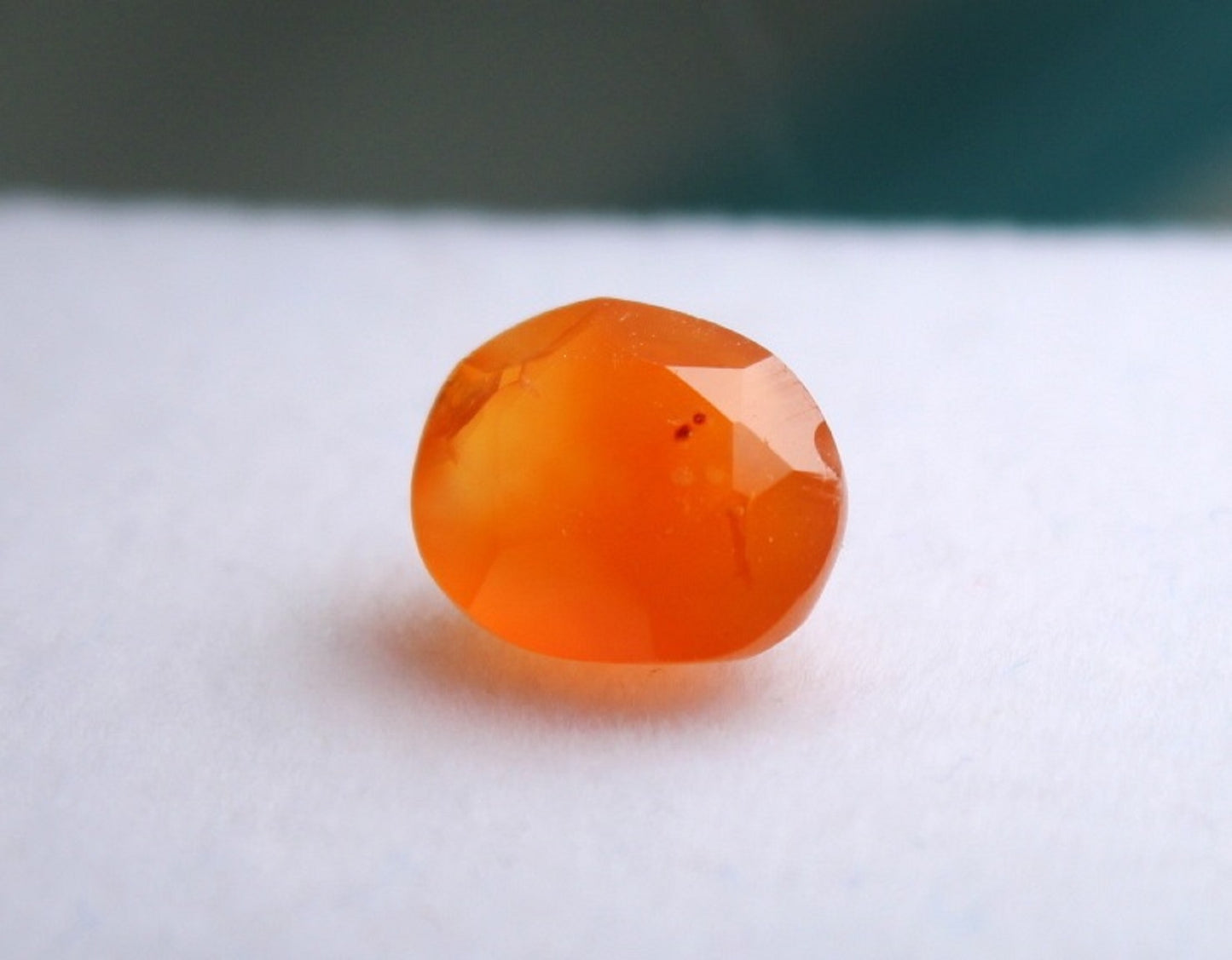 Natural Carnelian Unique Orange Color, not Enhanced, Translucent with AA Quality