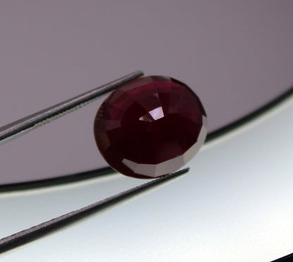 Natural Ruby 8.63 ct. Transparent, SI Clarity with Cut grade Excellent