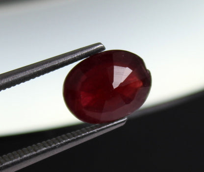 Natural Mozambique Ruby 2.01 ct. VS1, Enhanced with Excellent Cut Grade