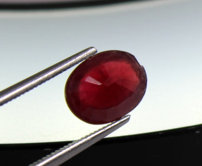 Natural Mozambique Ruby 2.01 ct. VS1, Enhanced with Excellent Cut Grade