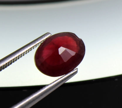 Natural Mozambique Ruby 2.01 ct. VS1, Enhanced with Excellent Cut Grade