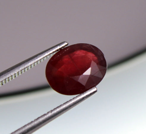 Natural Mozambique Ruby 2.01 ct. VS1, Enhanced with Excellent Cut Grade