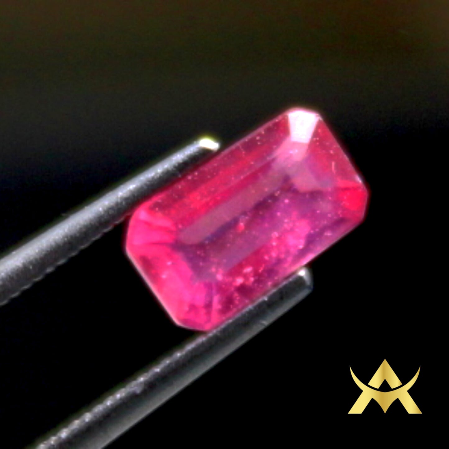 Natural Ruby Emerald Cut, Transparent, SI1, Enhaced, perfect for Ring or Pendant