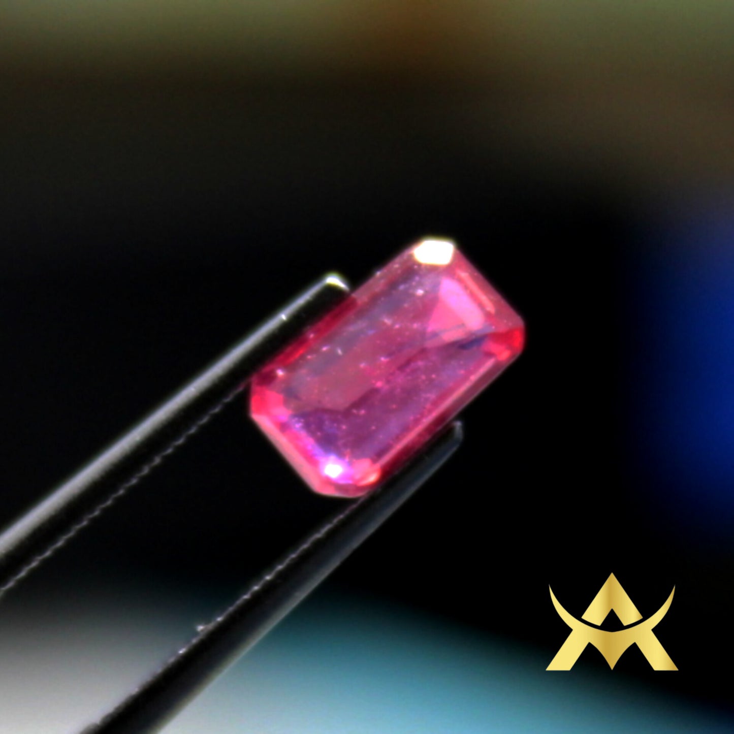 Natural Ruby Emerald Cut, Transparent, SI1, Enhaced, perfect for Ring or Pendant