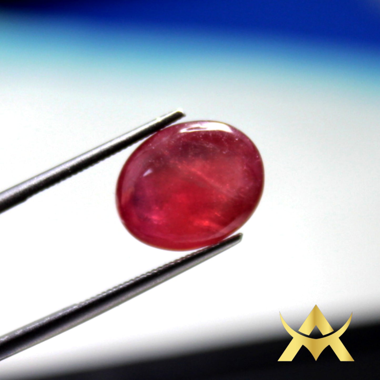 Natural Cabochon 9.20 ct. Ruby with SI2 Clarity and Transparent for the Juwellery Products