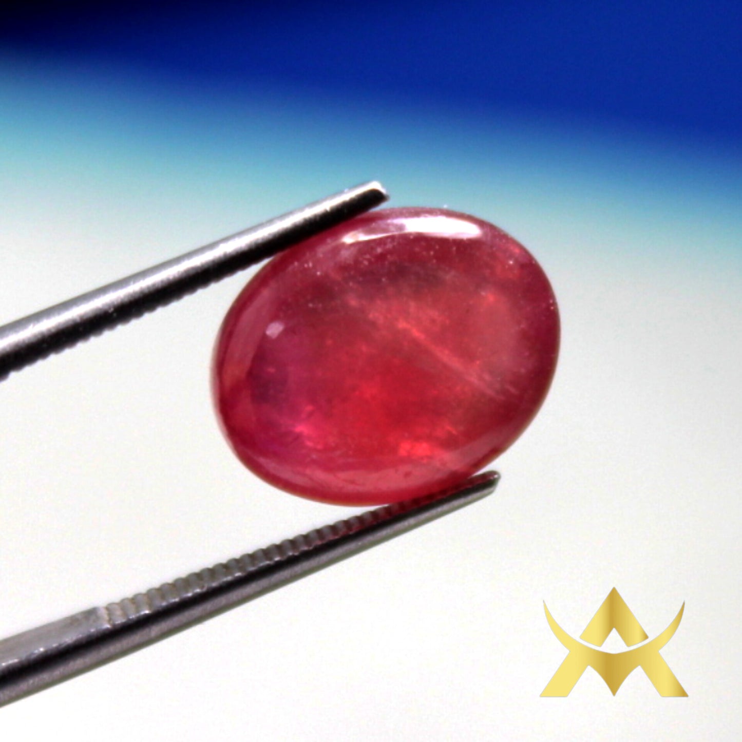 Natural Cabochon 9.20 ct. Ruby with SI2 Clarity and Transparent for the Juwellery Products