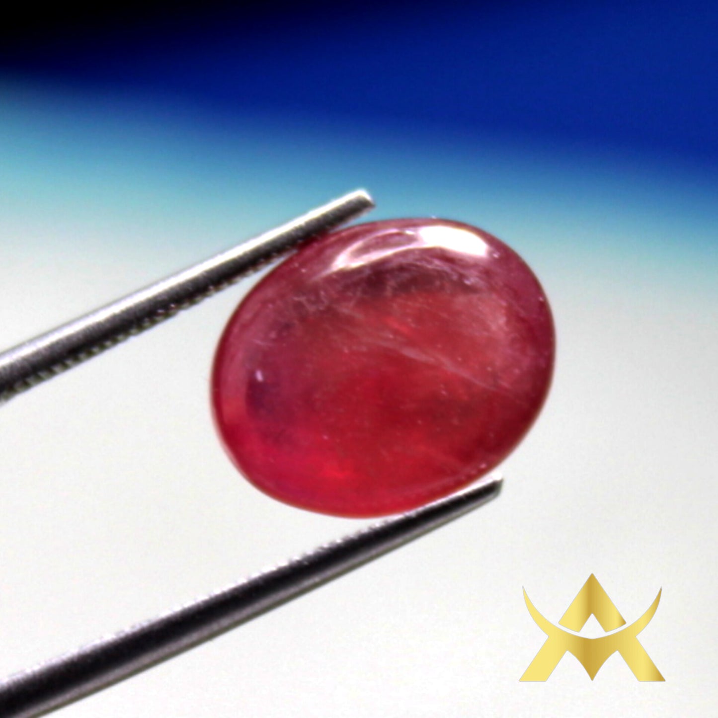 Natural Cabochon 9.20 ct. Ruby with SI2 Clarity and Transparent for the Juwellery Products