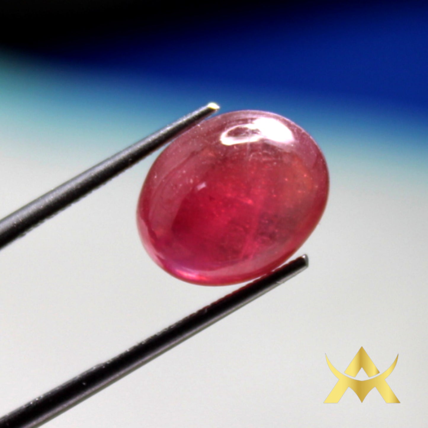 Natural Cabochon 9.20 ct. Ruby with SI2 Clarity and Transparent for the Juwellery Products