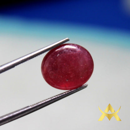 Natural 8.75 ct. Cabochon Ruby with Transparency Transparent and perfect for Ringe or Pendant