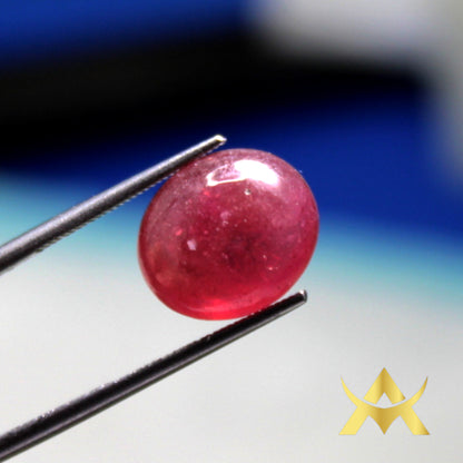 Natural 8.75 ct. Cabochon Ruby with Transparency Transparent and perfect for Ringe or Pendant