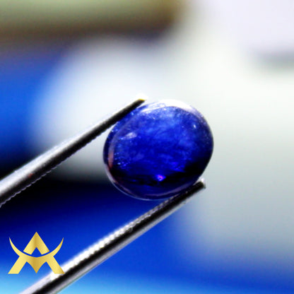 Natural Sapphire 3.57 ct. Translucent and enhanced from Mozambique