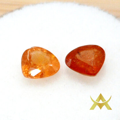 Spessartite Garnet, Not enhanced, SI1 Clarity with Excellent Cut Grade