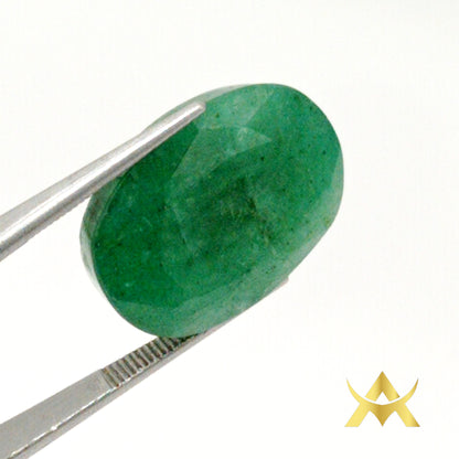 Natural Emerald 19.17 ct. Opaque Quality with Excellent Cut Grade