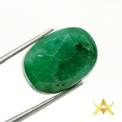 Natural Emerald 19.17 ct. Opaque Quality with Excellent Cut Grade