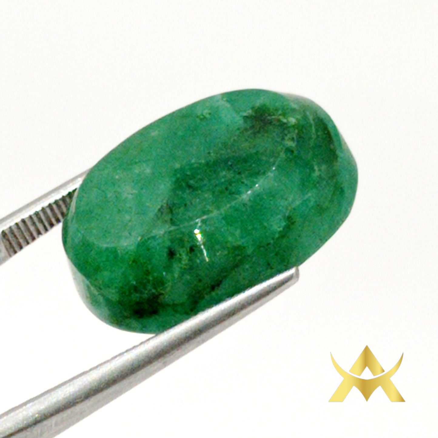 Natural Emerald 19.17 ct. Opaque Quality with Excellent Cut Grade