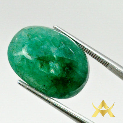 Brazil Emerald 15.44 ct. Opaque with Excellent Cut Grade