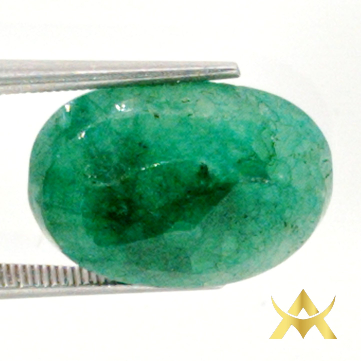 Brazil Emerald 15.44 ct. Opaque with Excellent Cut Grade