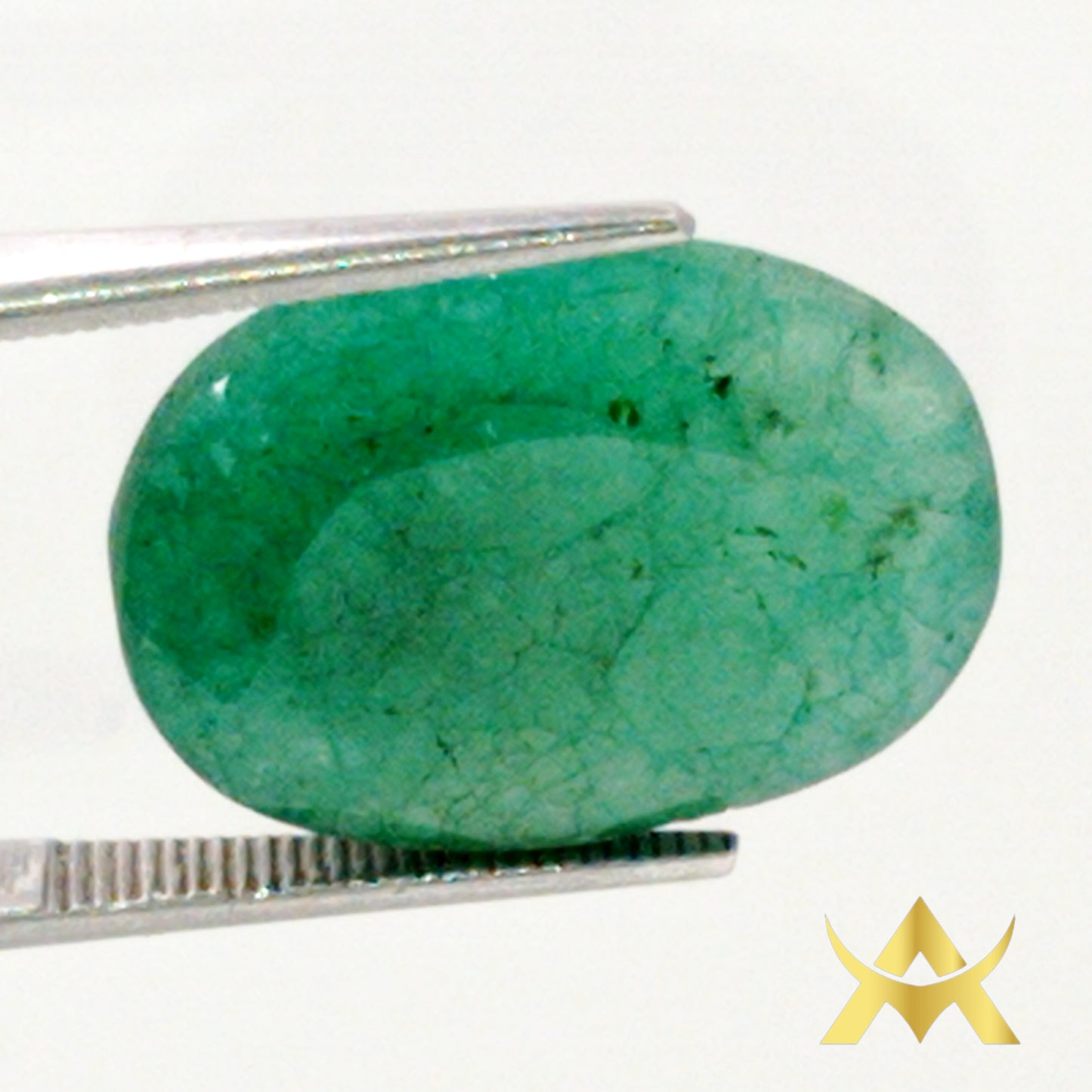 Brazil Emerald 15.44 ct. Opaque with Excellent Cut Grade