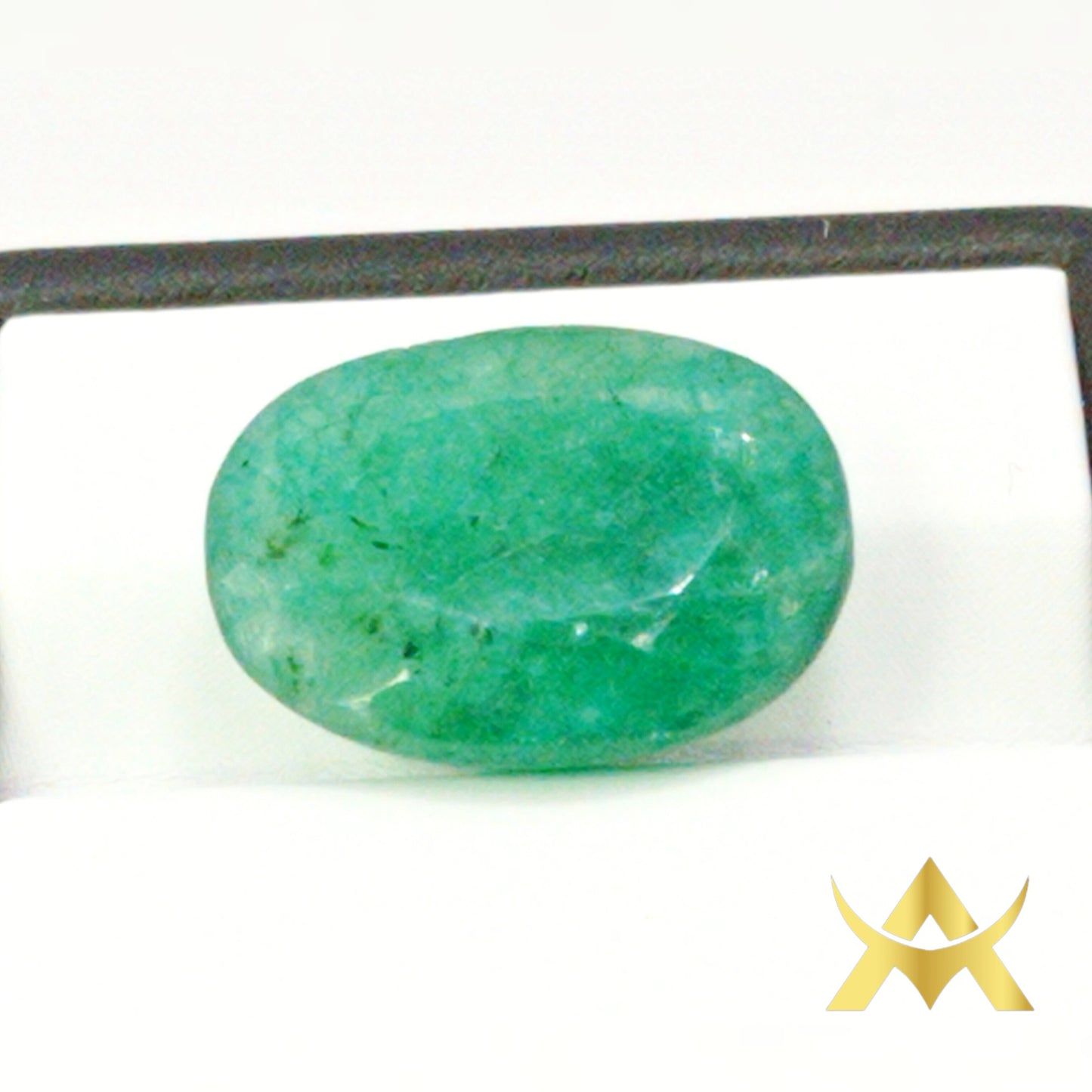 Brazil Emerald 15.44 ct. Opaque with Excellent Cut Grade