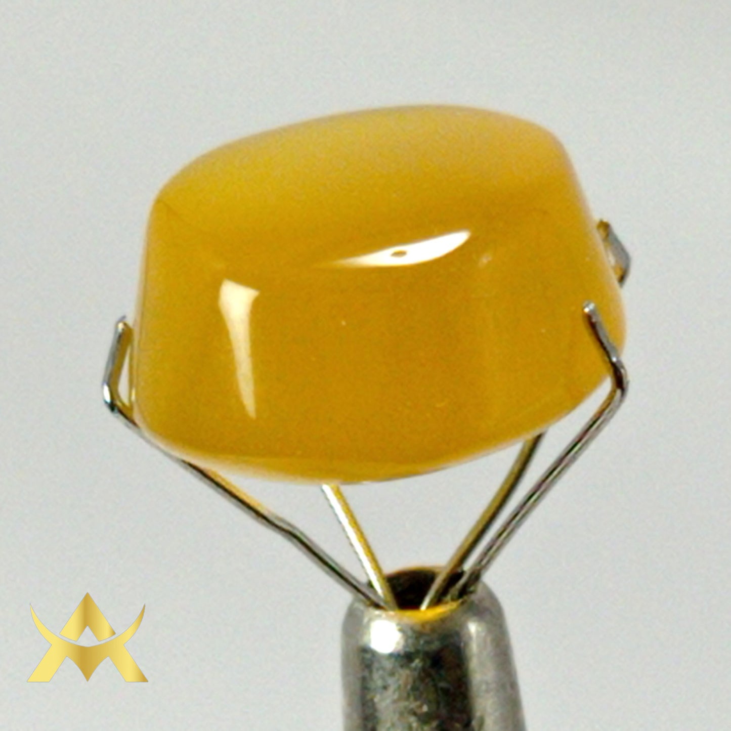 Yellow Agate Not Enhanced, Opaque Clarity with Excellent Cut Grade