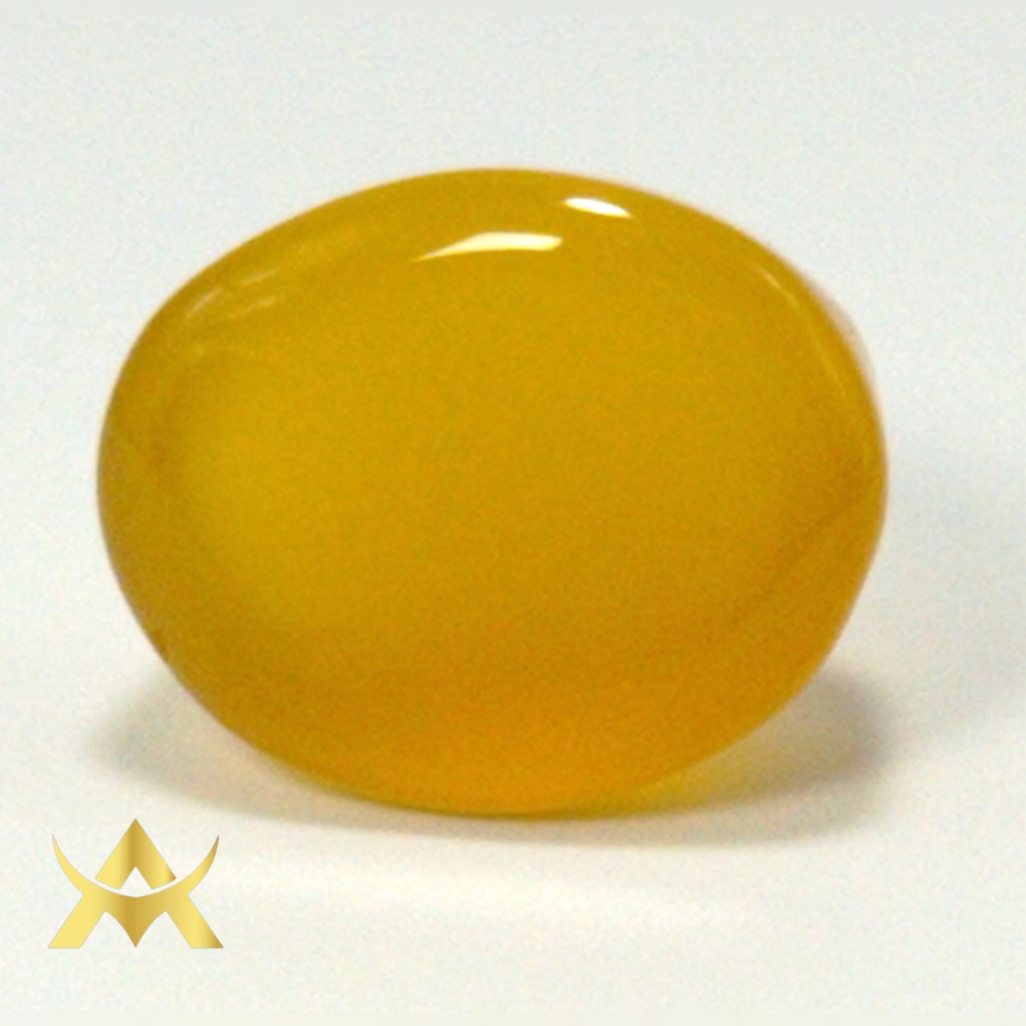 Yellow Agate Not Enhanced, Opaque Clarity with Excellent Cut Grade