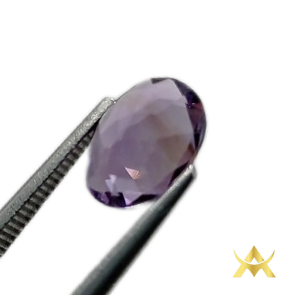 Natural Amethyst 1.54 ct. Transparent, IF Clarity, Not enhanced for Ring or Pendant