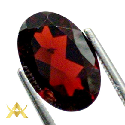 Garnet Almandine 3.87 ct. Transparent and Not Enhanced with Very Good Cut Grade