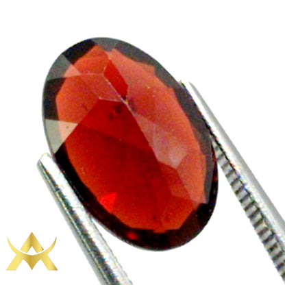 Garnet Almandine 3.87 ct. Transparent and Not Enhanced with Very Good Cut Grade