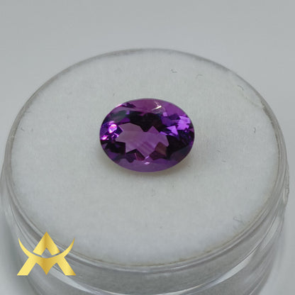 Amethyst, Eye Clean, IF Clarity, Nor Enhanced, Oval Facetted, AAA Quality