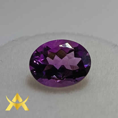 Amethyst, Eye Clean, IF Clarity, Nor Enhanced, Oval Facetted, AAA Quality