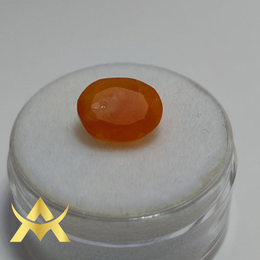 Carnelian 2.83 ct. Not Enhanced, Translucent, SI Clarity, perfect for Ring, Earing and Pendant