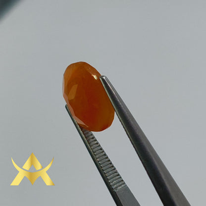 Carnelian 2.83 ct. Not Enhanced, Translucent, SI Clarity, perfect for Ring, Earing and Pendant