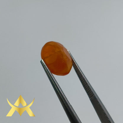 Carnelian 2.83 ct. Not Enhanced, Translucent, SI Clarity, perfect for Ring, Earing and Pendant