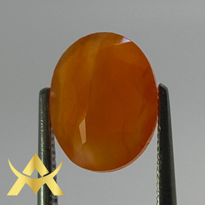 Carnelian 2.63 ct. Translucent, Not Enhanced, SI Clarity