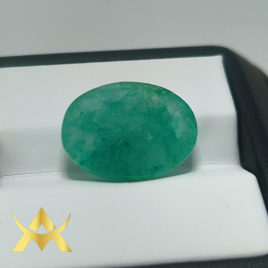 Emerald 10.00 ct. Transparent, Not Enhanced, Cut Grade Excellent