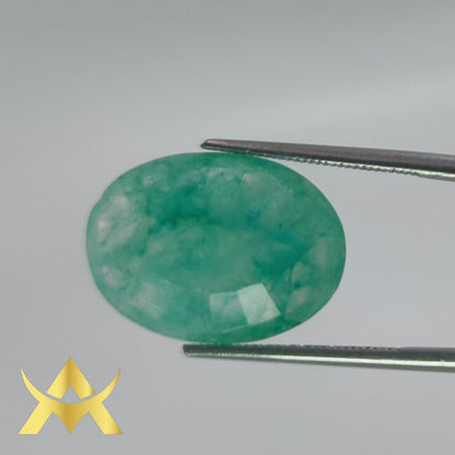 Emerald 10.00 ct. Transparent, Not Enhanced, Cut Grade Excellent