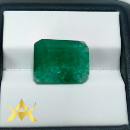 Emerald 8.43 ct. Not Enhanced, Emerald Cut, Cut Grade Excellent, perfect for Ring, Pendant