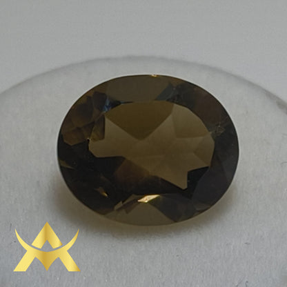 Smoky Topaz 4.44 ct. Not Enhanced, IF Clarity, Eye Clean and Oval facetted