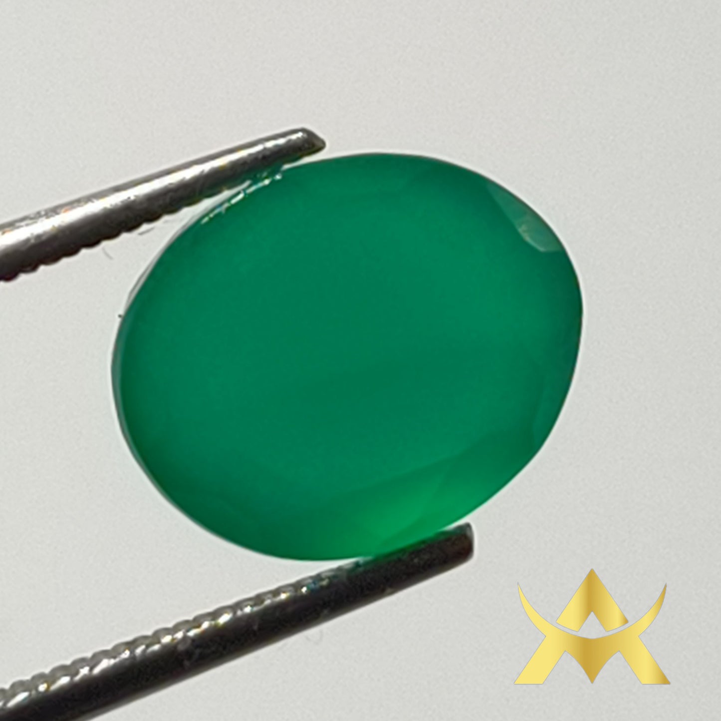 Green Onyx 4.49 ct. Not Enhanced, SI Clarity with Very Good Cut Grade, perfect for Ring and Pendant