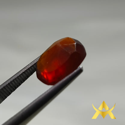 Natural Garnet Almandine 3.21 ct. Translucent, Not Enhanced with Excellent Cut Grade