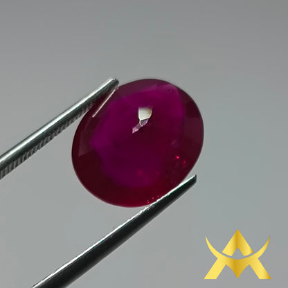 Natural Ruby 6.53 ct. VS1, just heated und Transparent