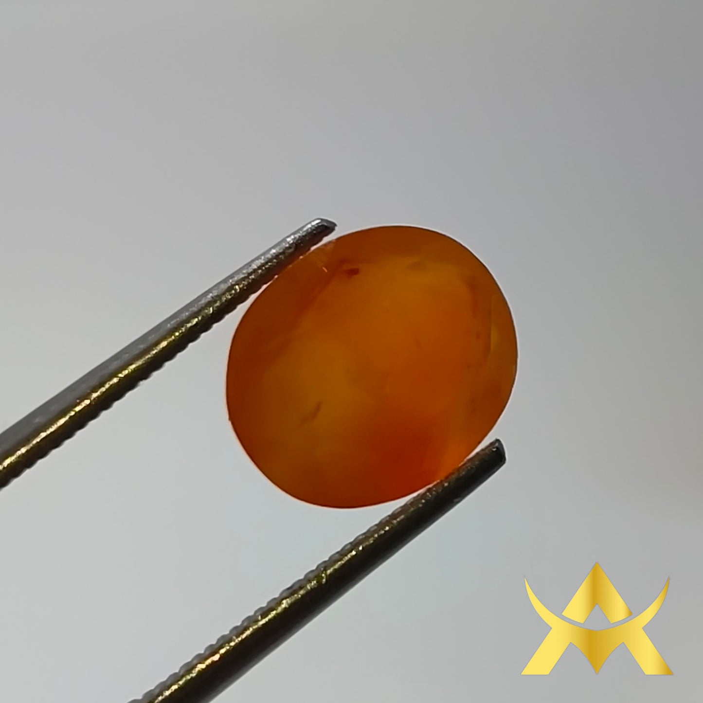 Carnelian 3.24 ct. Translucent, Not Enhanced with SI2 Clarity and Excellent Cut Grade