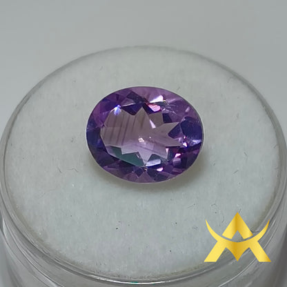 Natural Amethyst 3.01 ct. Not Enhanced, Transparent with IF Clarity