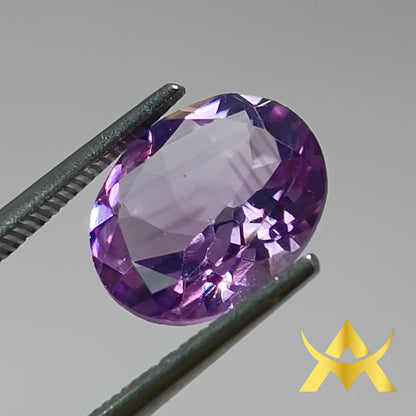 Natural Amethyst 3.01 ct. Not Enhanced, Transparent with IF Clarity