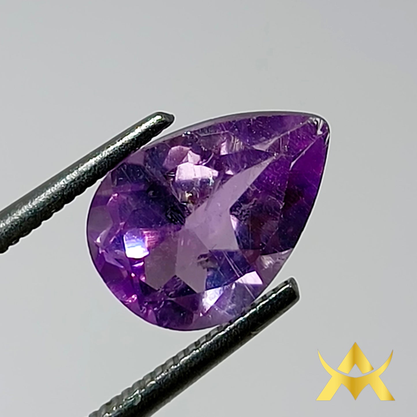 Amethyst 1.85 ct. IF Clarity and Transparent, Not Enhanced with Excellent Cut Grad