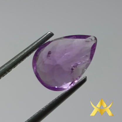 Amethyst 1.85 ct. IF Clarity and Transparent, Not Enhanced with Excellent Cut Grad