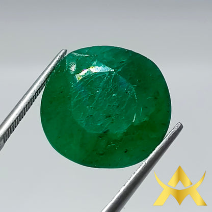 Brazil Emerald 14.01 ct. Not enhanced with Opaque Clarity and Very Good Cut Grade