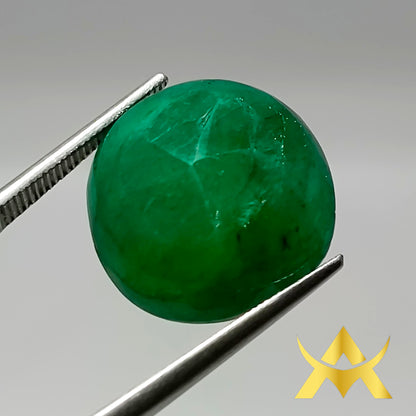 Brazil Emerald 14.01 ct. Not enhanced with Opaque Clarity and Very Good Cut Grade