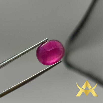 Natural Ruby 5.36 ct. VVS1 Clarity, Transparent, Enhanced with Very Good Quality